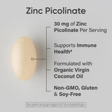 Gélules liquides molles de zinc Picolinate faciles à avaler