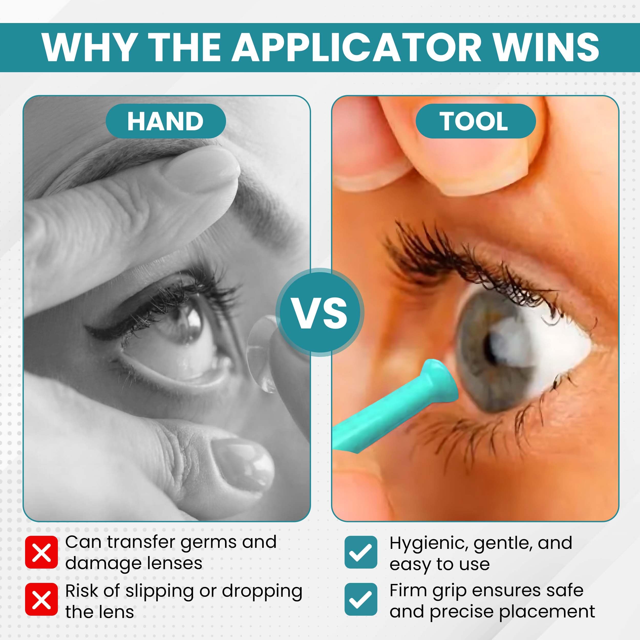 SPORTS WORLD VISION facilite nettoyage et hygiène des lentilles avec silicone doux.