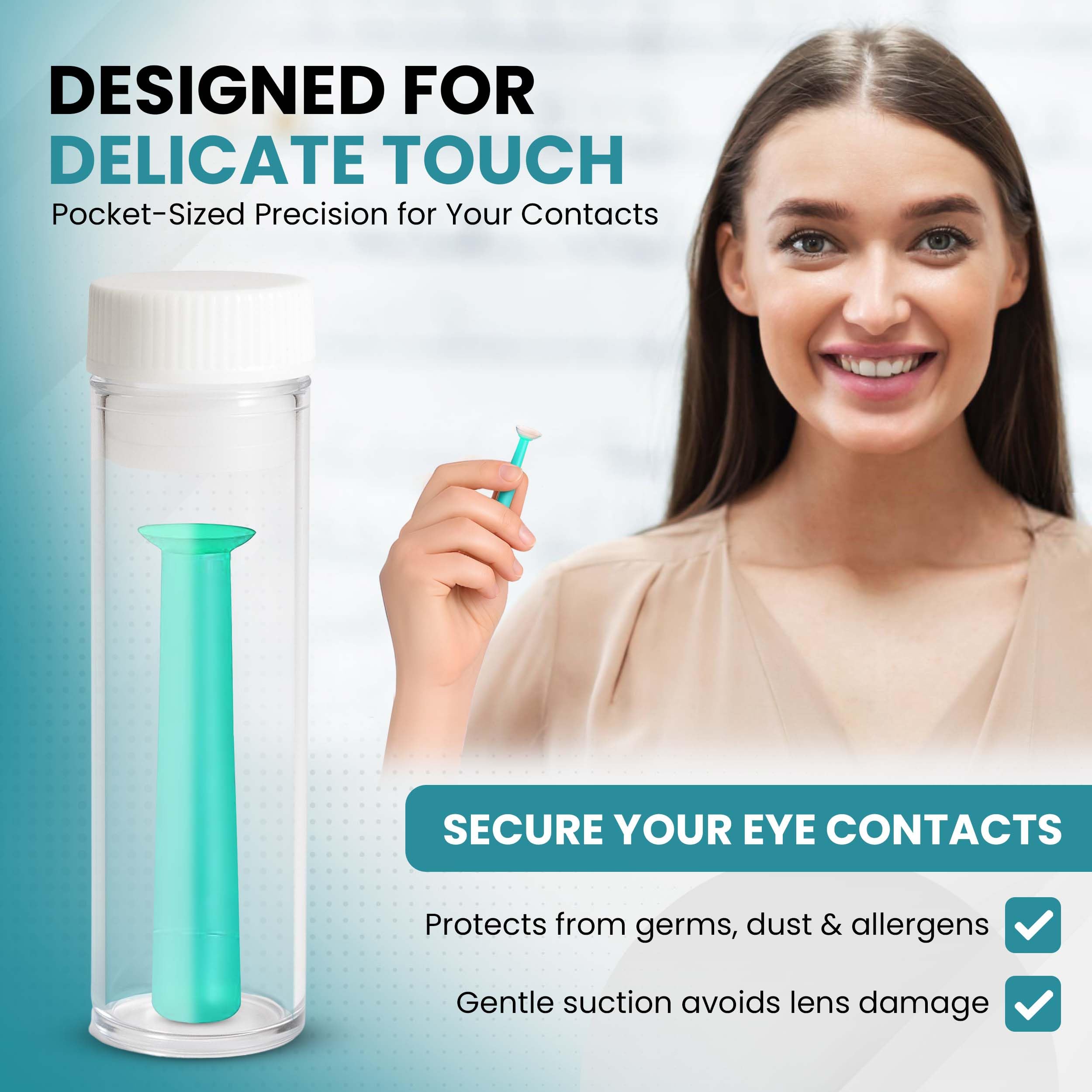 Silicone doux SPORTS WORLD VISION protège les lentilles contre les allergènes.