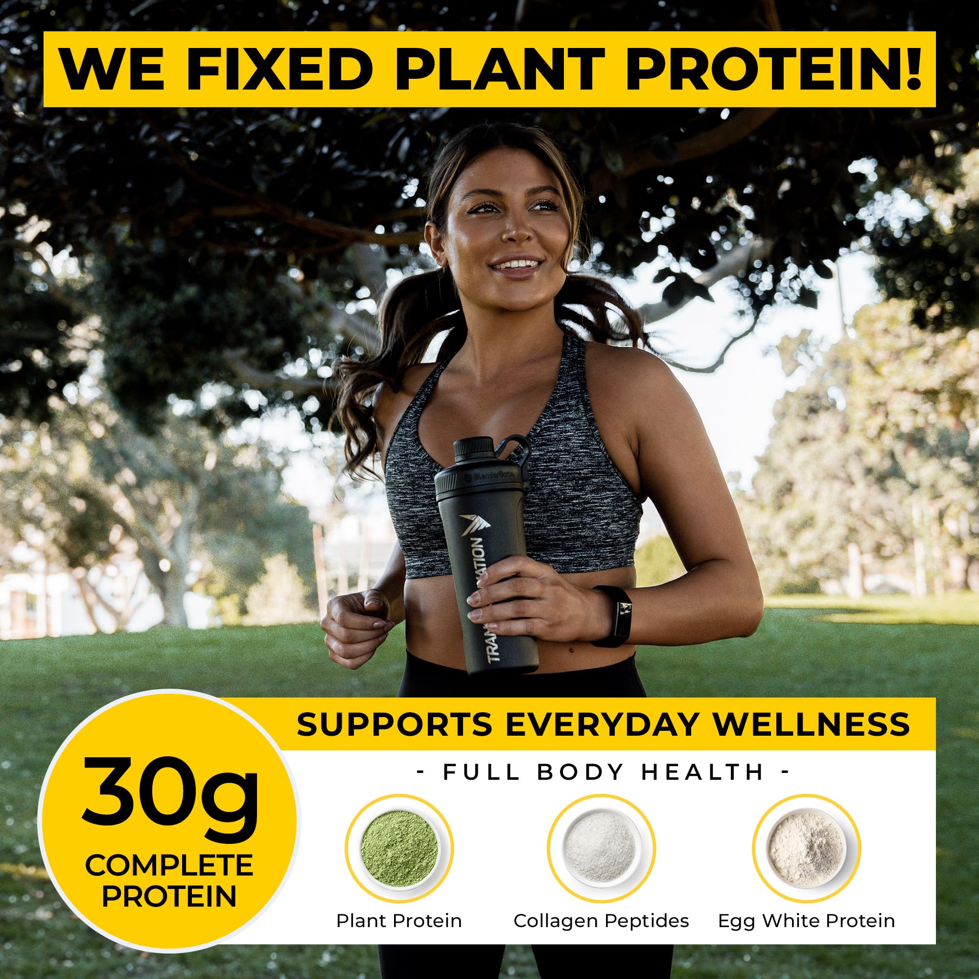 SPR BODY Transformation Protein vanille flacon, stock durable et dose précise pour routine sportive.