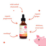 SPRIGS Kids Calm Tummy: enfant prenant des gouttes pour le confort digestif