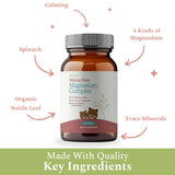 SPRIGS Mama Bear Magnesium Complex – Ingrédients ortie et epinards pour une nutrition naturelle.