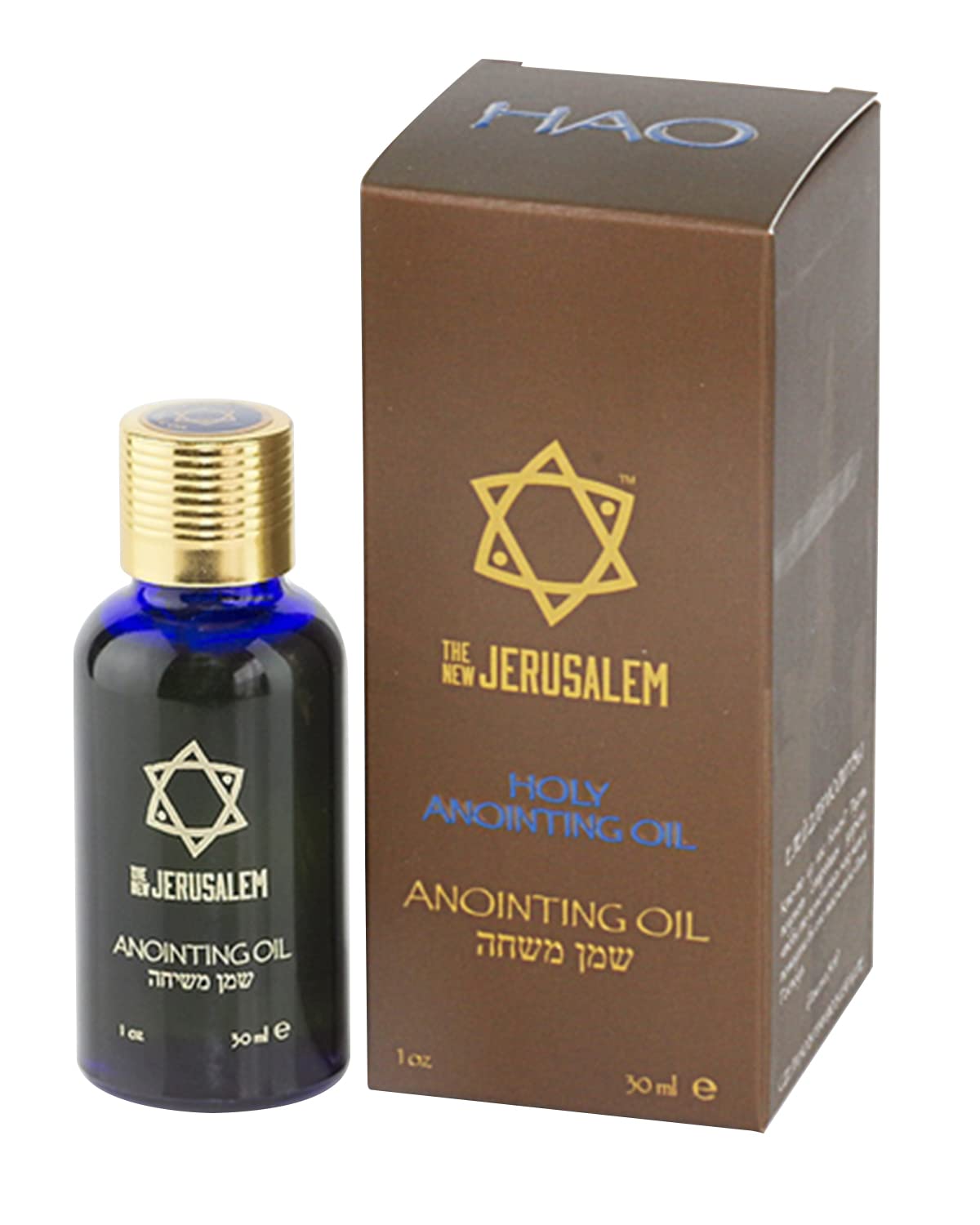 Spring Nahal huile sainte: bouteille en verre claire, parfums sacrés pour cérémonies religieuses.
