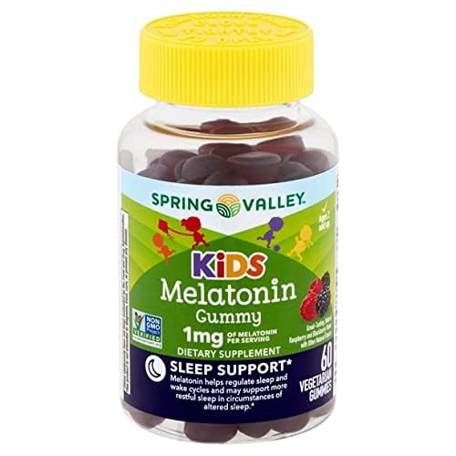 Spring Valley gommes d’ashwagandha pour enfants, favorisant le calme et l’équilibre