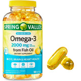 Spring Valley Omega 3: autocollant me gusta inclus pour personnaliser.