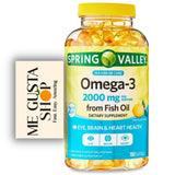 Spring Valley Omega 3: conseils d'utilisation sur l'étiquette.