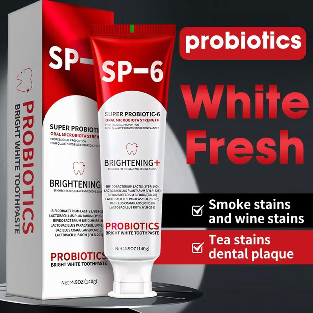 SP-6 SPRINGSUGAR, sourire plus brillant après une routine quotidienne.