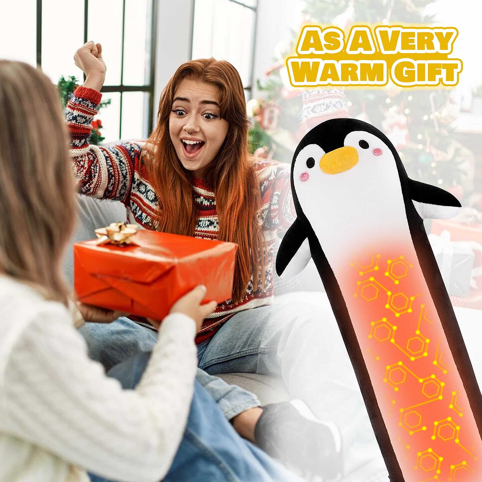 Cadeau parfait Sprinqdawin pingouin chauffant pour anniversaires et fêtes.