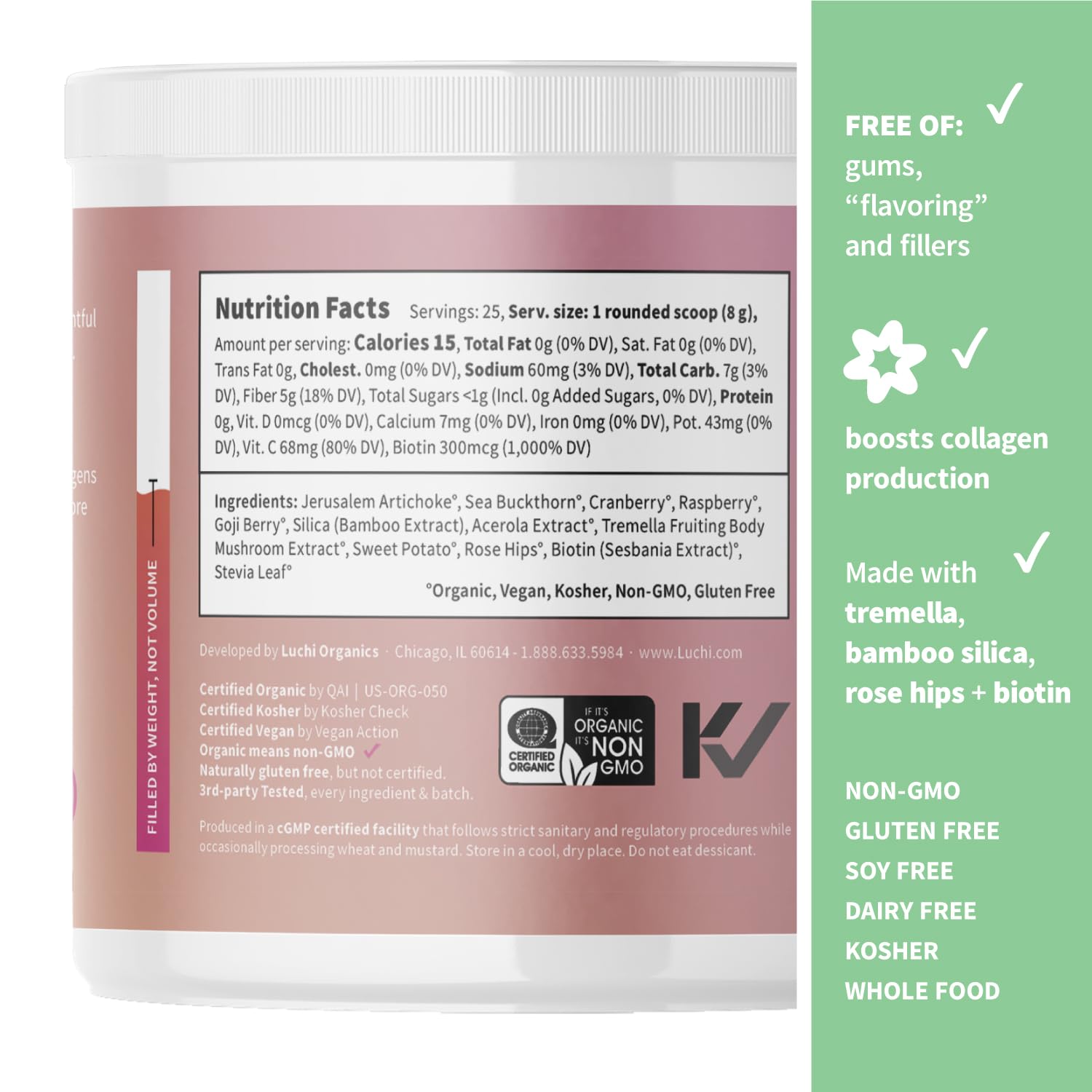 Sprout Living Colorfuel – poudre riche en silice et biotine