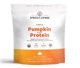Sprout Living Poudre Protéine Graines Citrouille – emballage pratique pour démarrer votre shaker protéiné