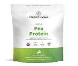 Sprout Living Poudre Protéine Pois Naturel 5lb — emballage compact et facile à glisser dans votre routine