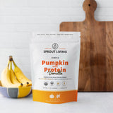 Sprout Living mélange protéiné potiron vanille préparation simple et végane
