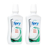 Spry rinçage buccal xylitol : haleine fraîche durable après chaque utilisation.