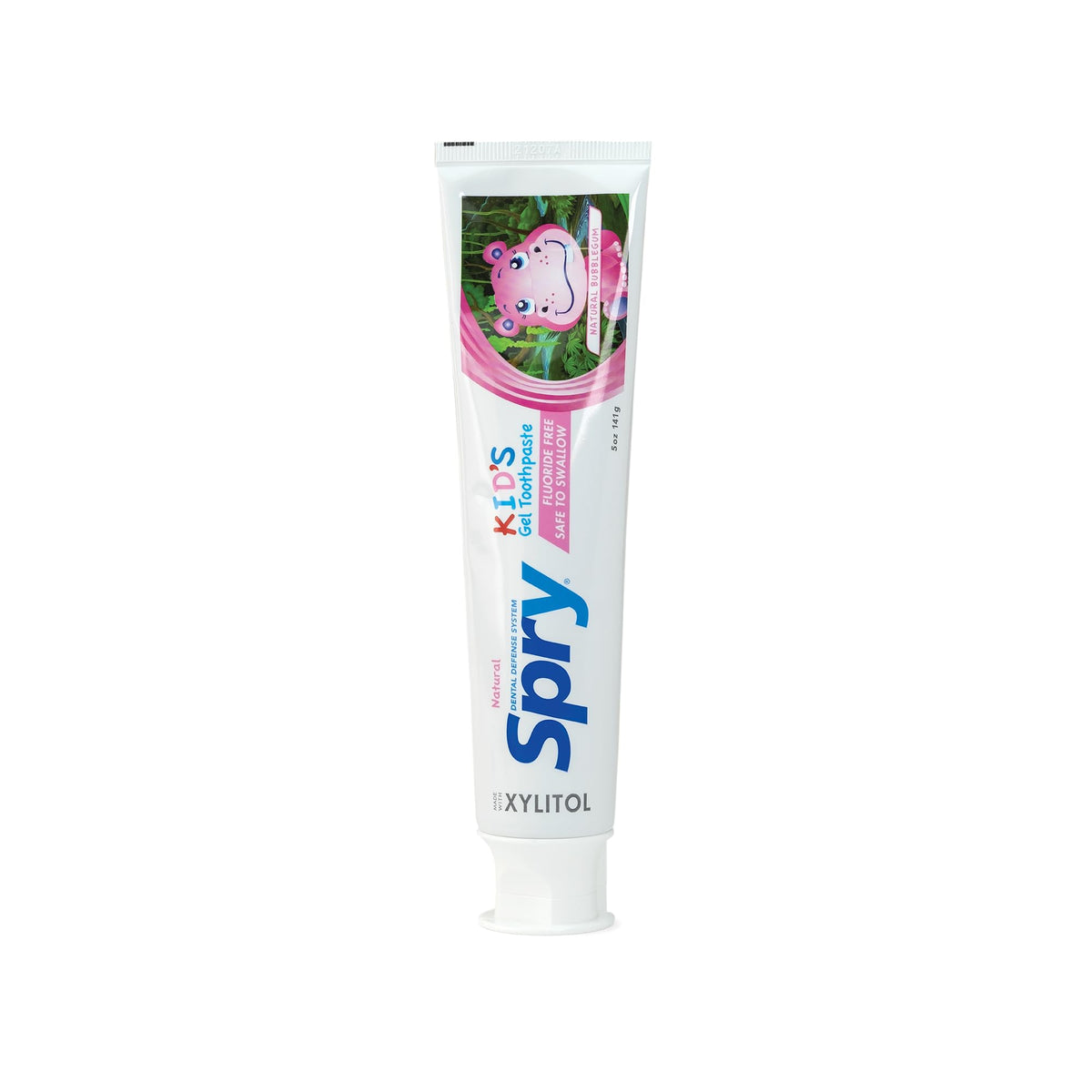 Spry dentifrice enfants, emballage saveur bubble-gomme, expérience agréable pour l'hygiène quotidienne
