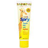 Spry dentifrice naturel au xylitol pour bébé sans fluorure, pratique et sûr.
