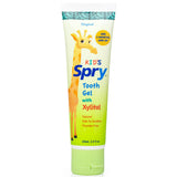 Spry dentifrice-xylitol enfant, tube pratique pour l'hygiène bucco-dentaire des tout-petits.