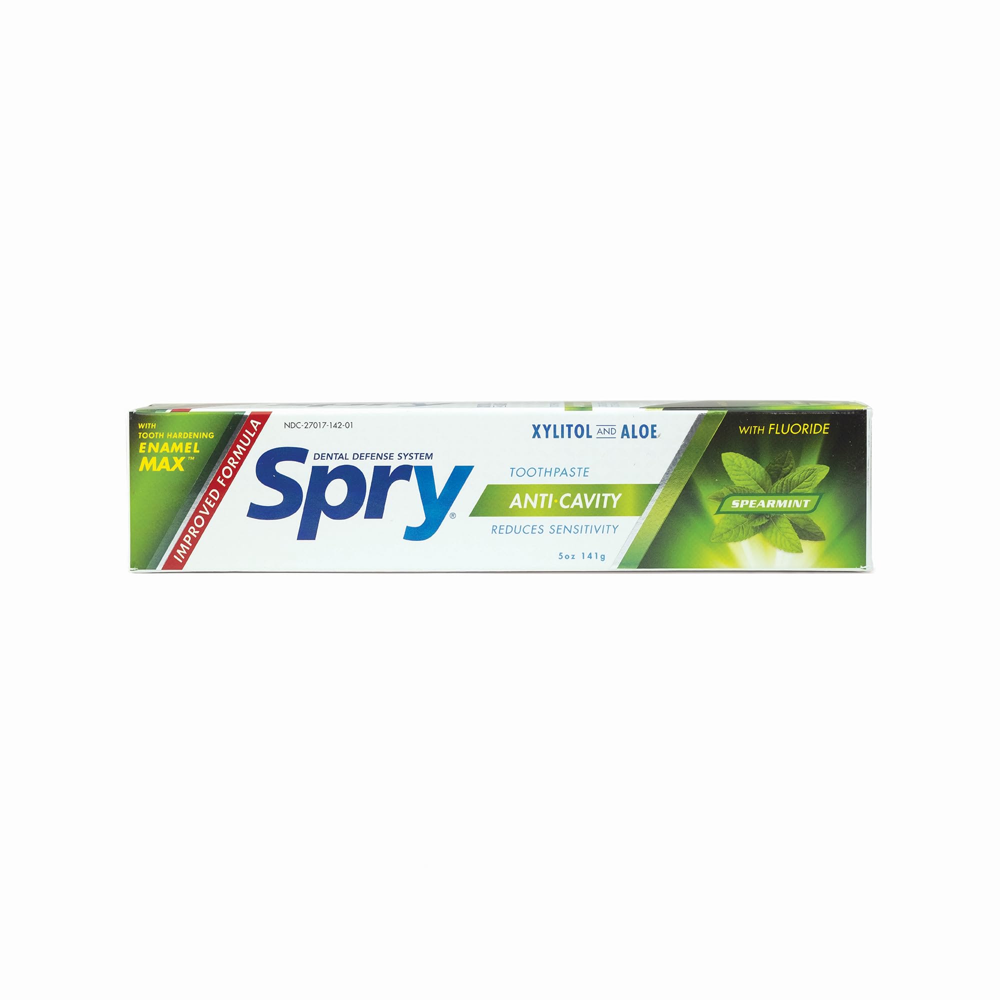 Spry Dentifrice Xylitol Menthe – tube pratique pour un brossage doux et efficace