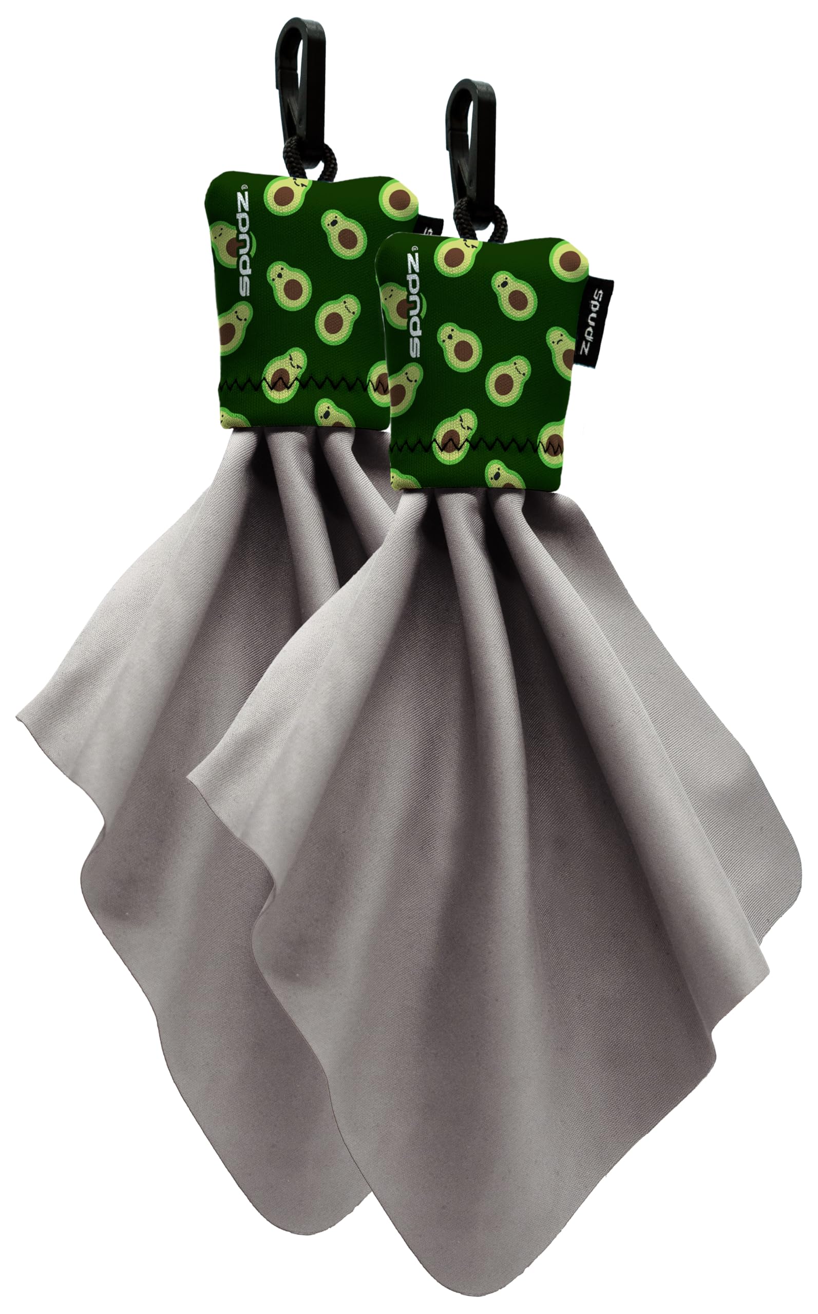 SPUDZ Classic chiffon microfibre dans pochette Avocat pour lunettes propres.