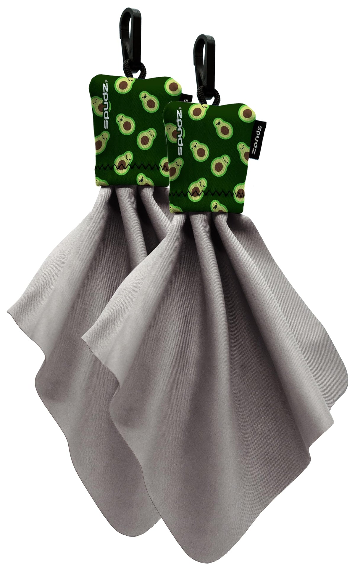 SPUDZ Classic chiffon microfibre dans pochette Avocat pour lunettes propres.