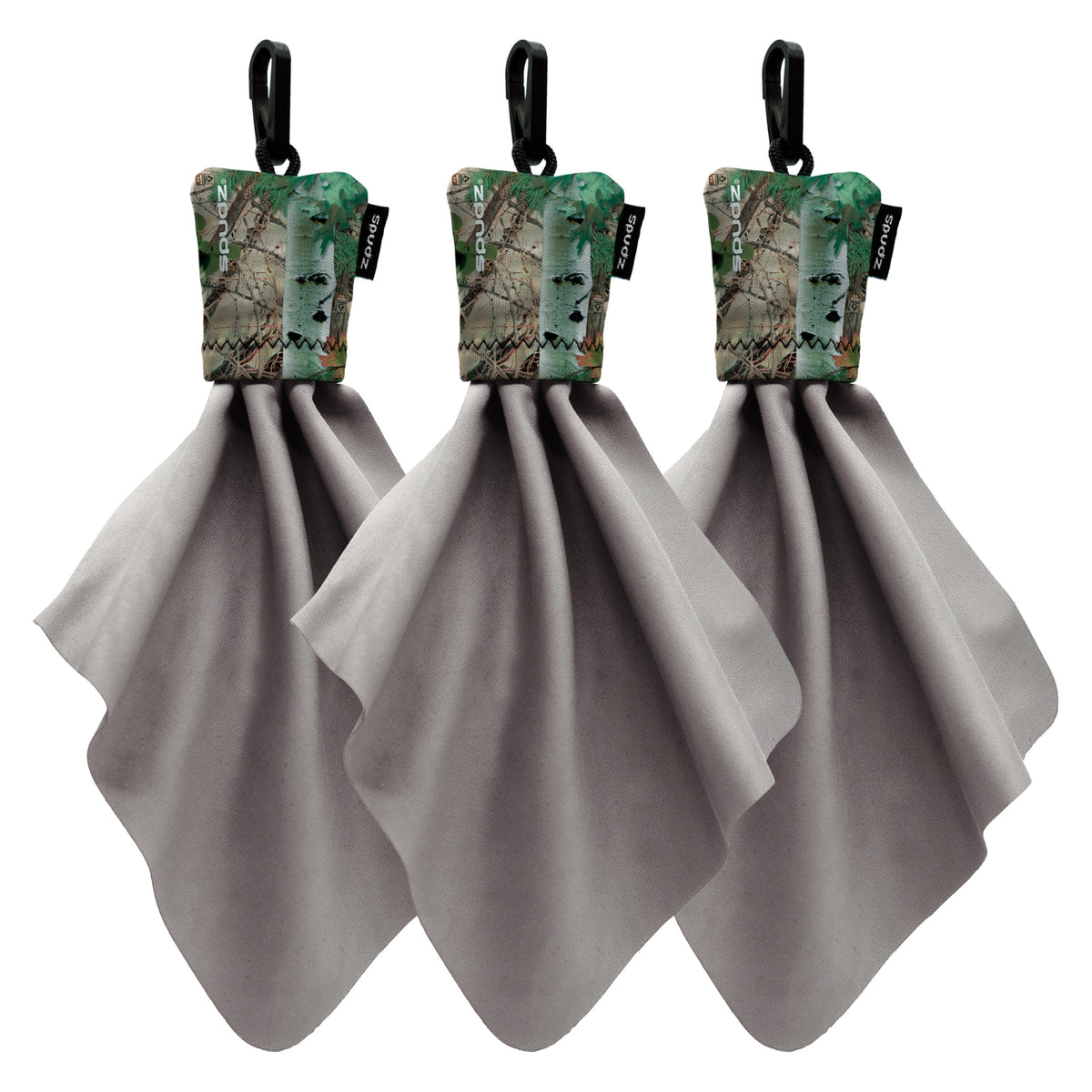 SPUDZ Classic lingette microfibre attachée à clip, nettoyage rapide et sûr.