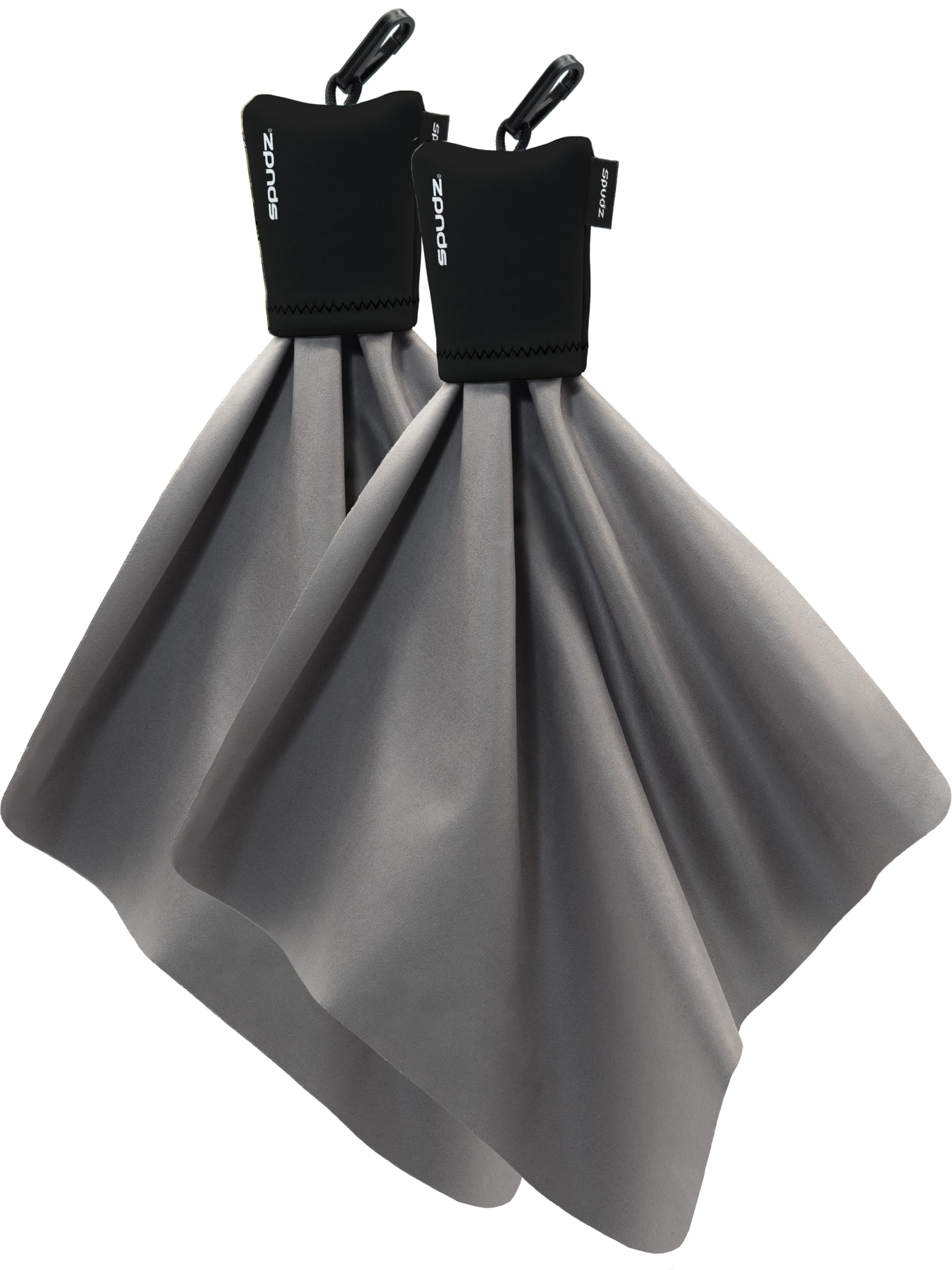 SPUDZ Classic lingette microfibre pour lentilles, nettoyage rapide en déplacement.