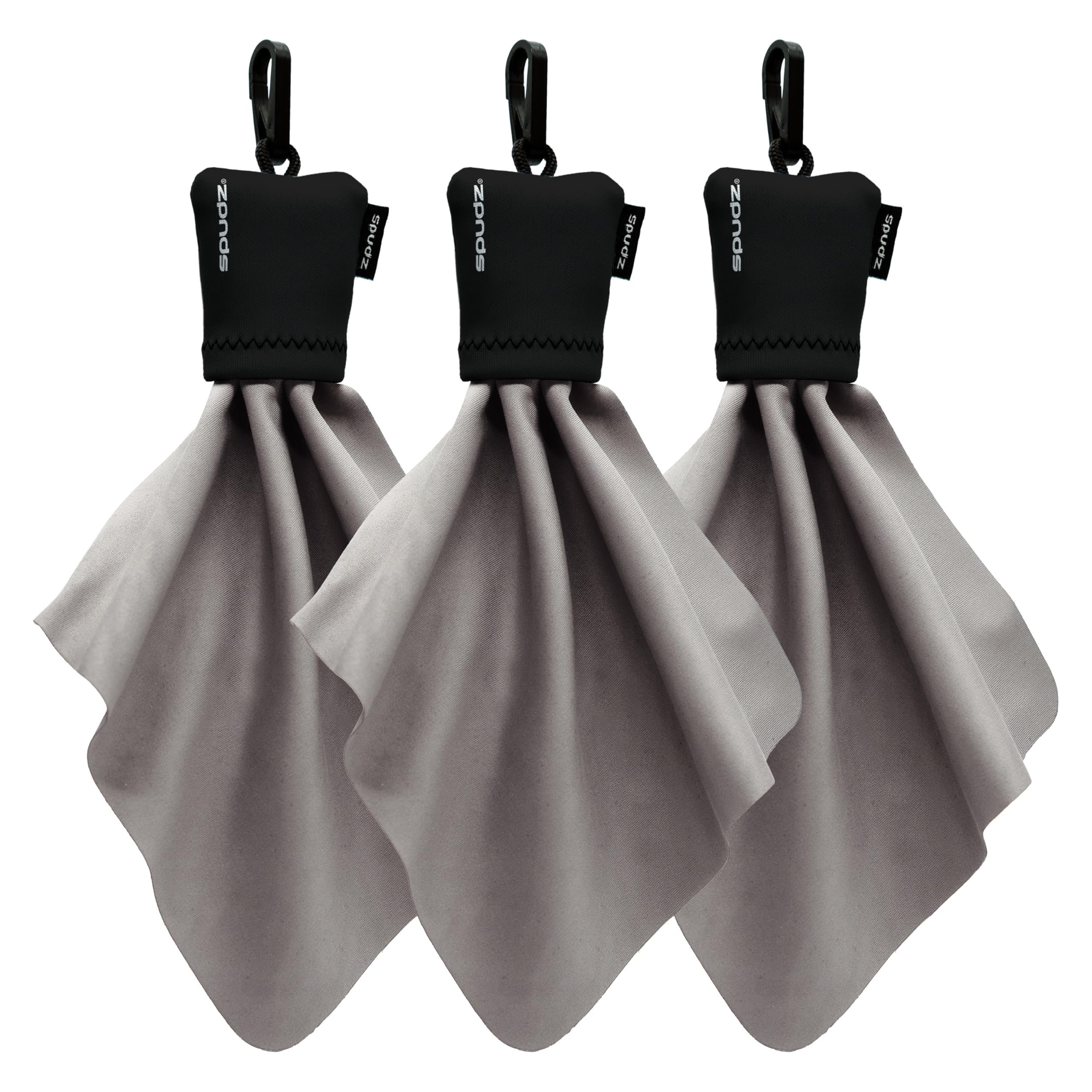 SPUDZ pochette clip-on nettoyant lentilles sans rayures