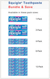 Pâte douce du dentifrice Squigle Enamel Saver, expérience de brossage agréable.