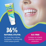 Squigle Tooth Builder, tube non parfumé pour routine neutre.