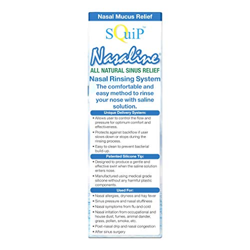 Squip Nasaline kit – démonstration d'utilisation à domicile pour l'hygiène nasale.