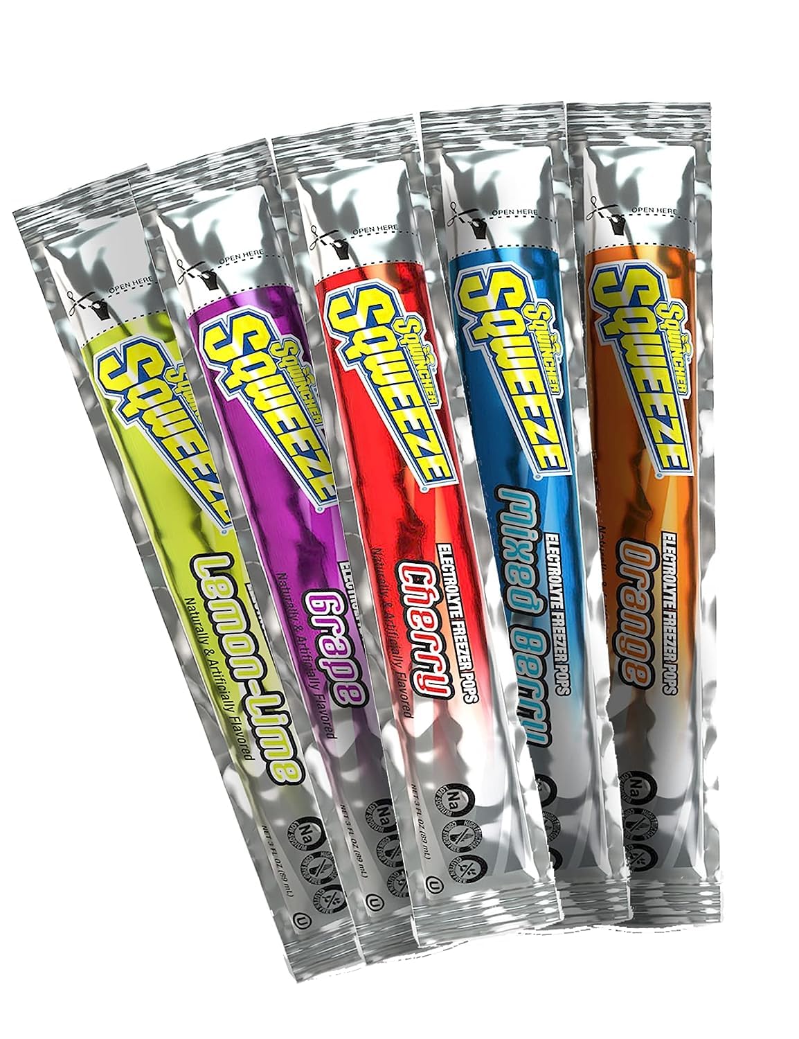 Sqwincher Sqweeze glaces électrolytiques pack 10, pratique en déplacement