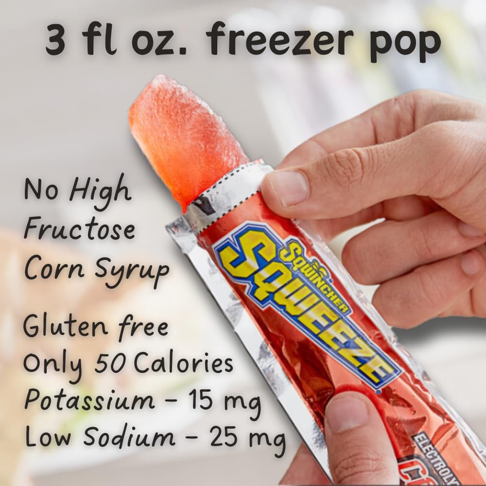 Sqwincher Sqweeze saveurs variées pour un goût fruité rafraîchissant