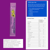 Sqwincher Zero Qwik Stik Zéro Raisin – sachet de 50 bâtons facile à emporter.