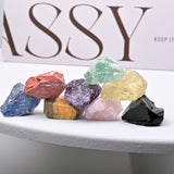 SSAKUGGI aventurine rouge brute, forme naturelle et texture unique pour collection.