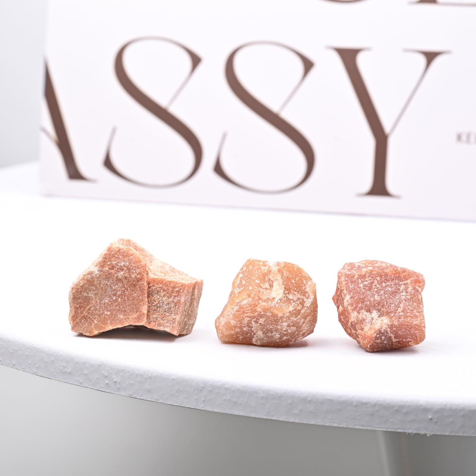 SSAKUGGI pierre décorative aventurine rouge brute, apporte une touche naturelle.