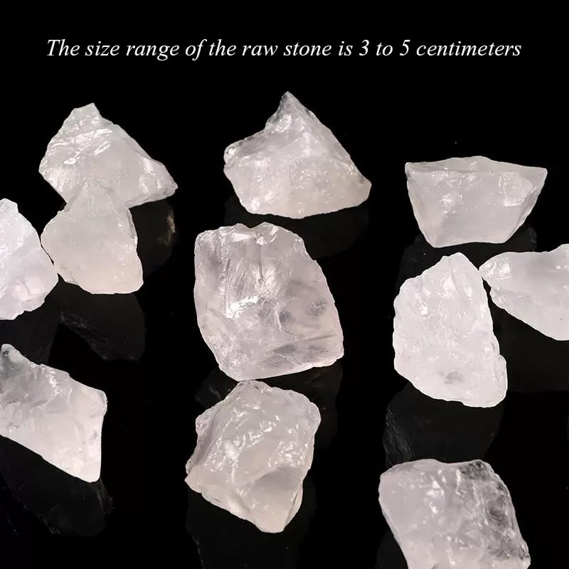 SSAKUGGI Quartz clair brut – éléments pour jardin et aménagement extérieur