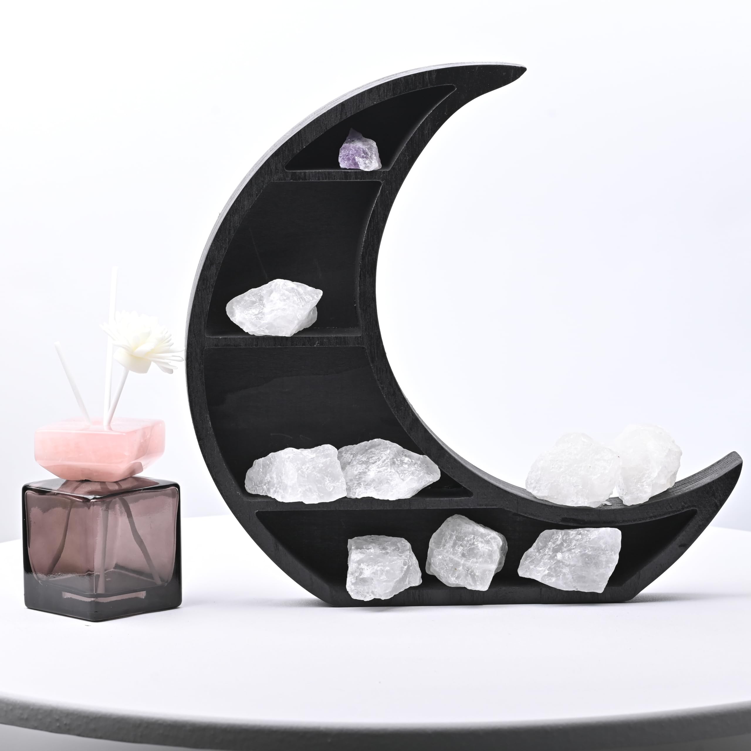 SSAKUGGI Quartz clair brut – pierres pour méditation et concentration quotidiennes