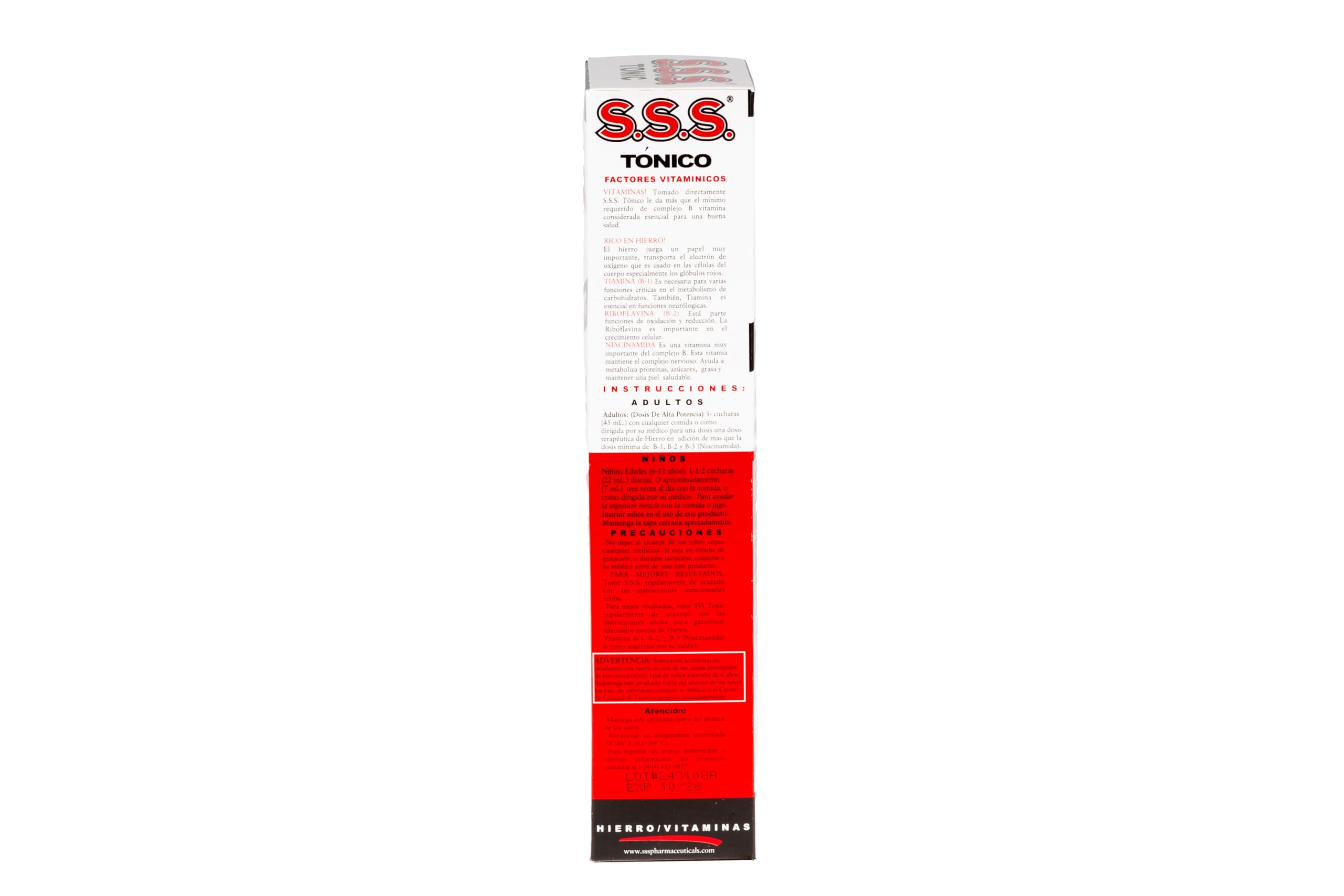S.S.S. Tonic – texture liquide facile à absorber, expérience agréable.