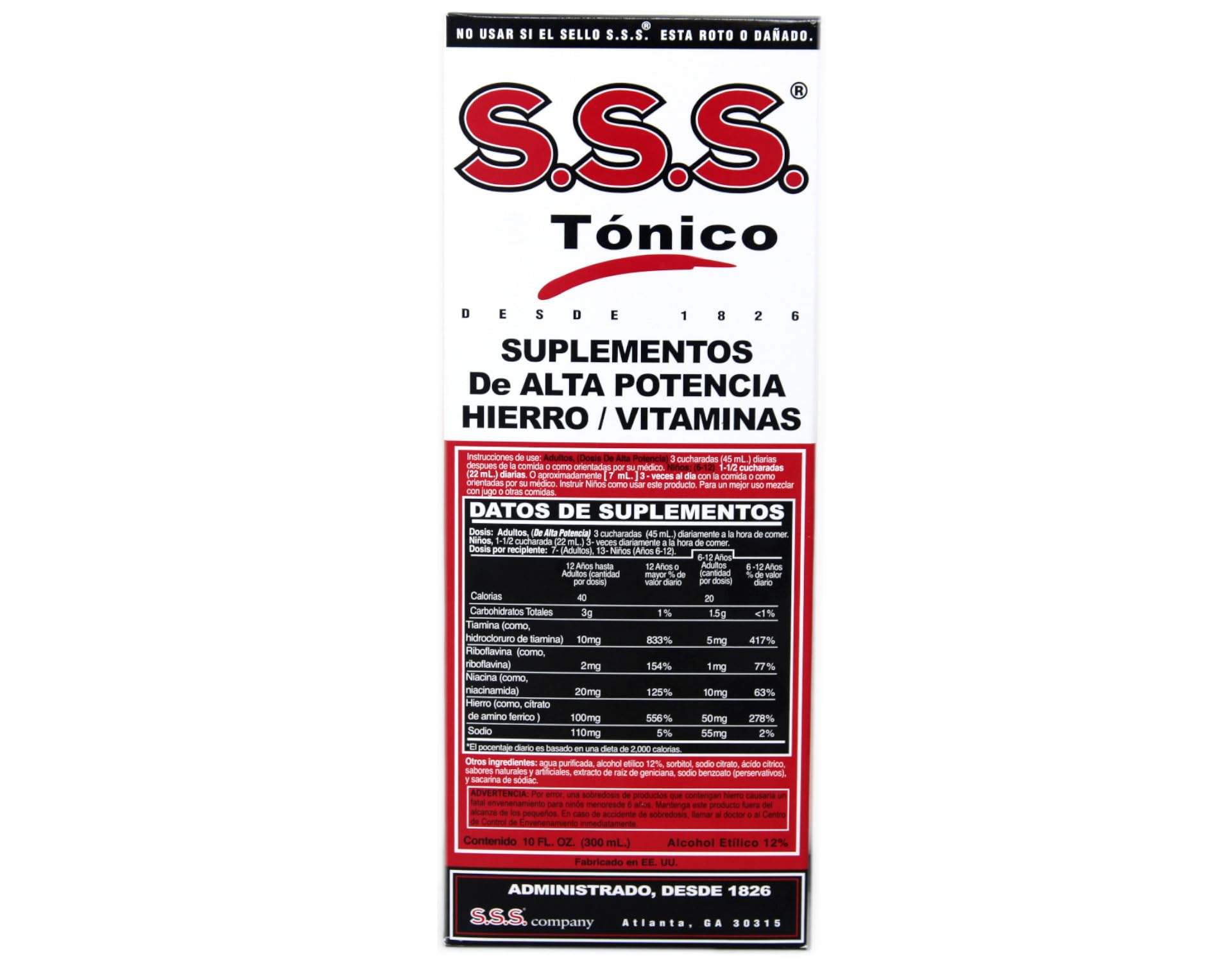 SSS Tonic: bouteilles ensemble, solution pratique pour les besoins quotidiens.