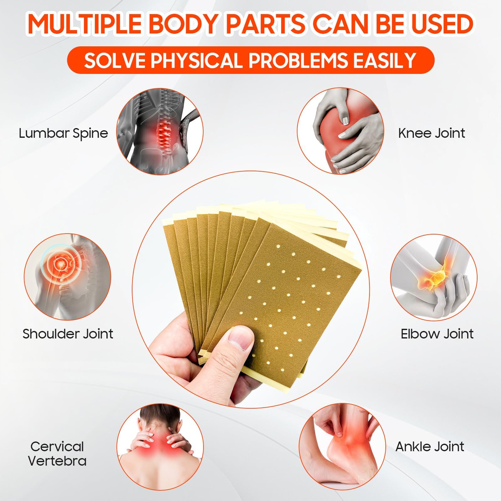 Patch Ssumiao pour douleur du dos bas avec chaleur profonde.