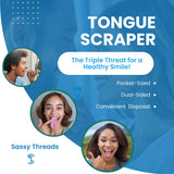 ST Trio dentaires voyage, format compact idéal pour maintenir l'hygiène en déplacement.