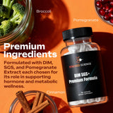Stacked Science DIM SGS Capsules végétales: formule sans additifs pour une utilisation quotidienne