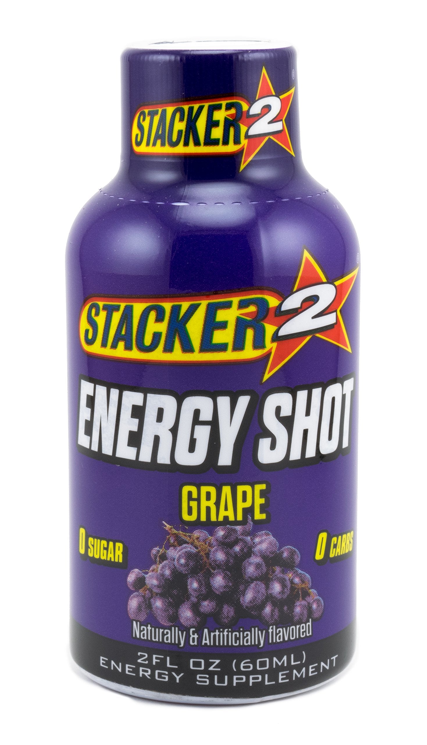 Stacker 2 bouteille énergie raisin ouverte: énergie rapide en déplacement