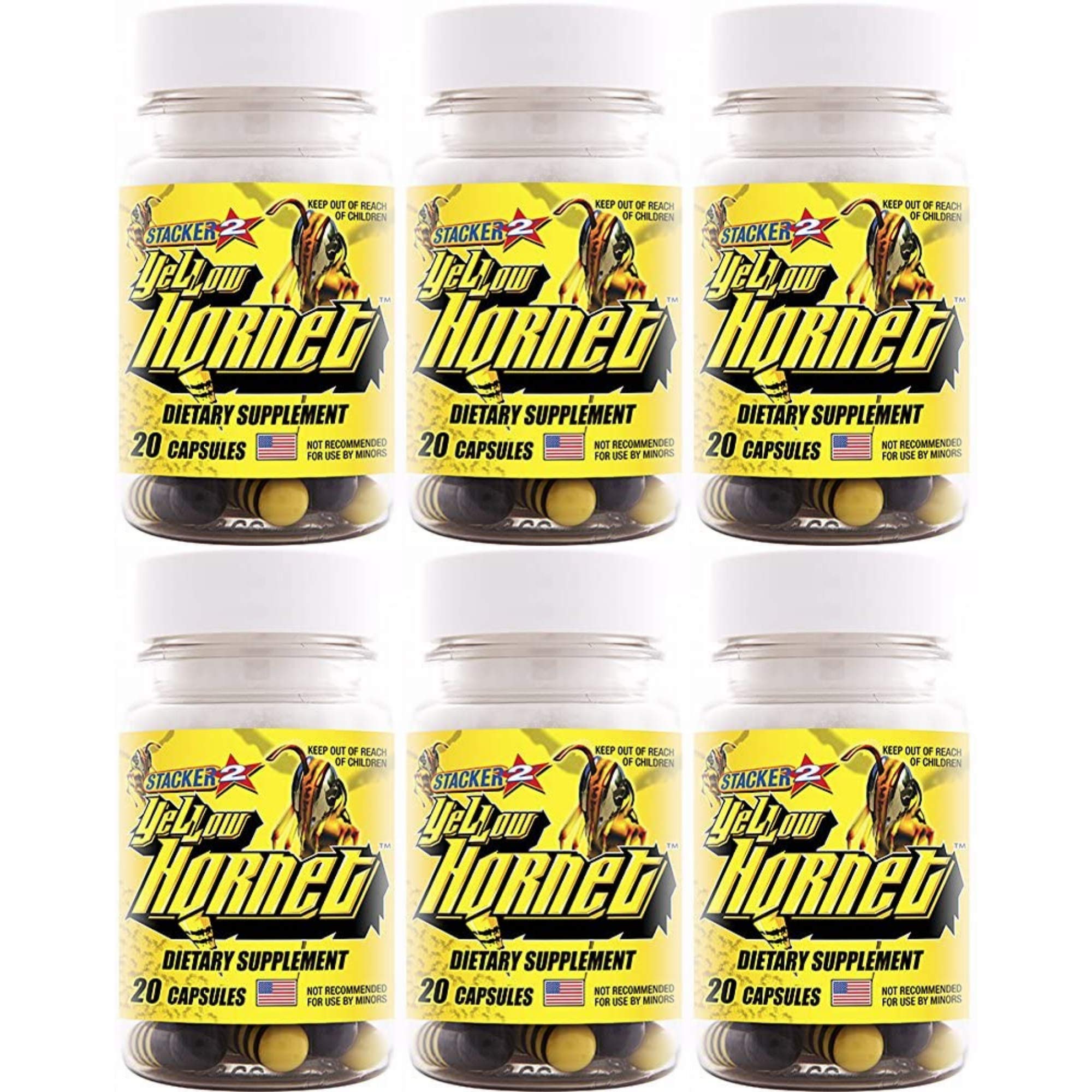 STACKER 2 Yellow Hornet : bouteille prête pour booster l énergie au quotidien.