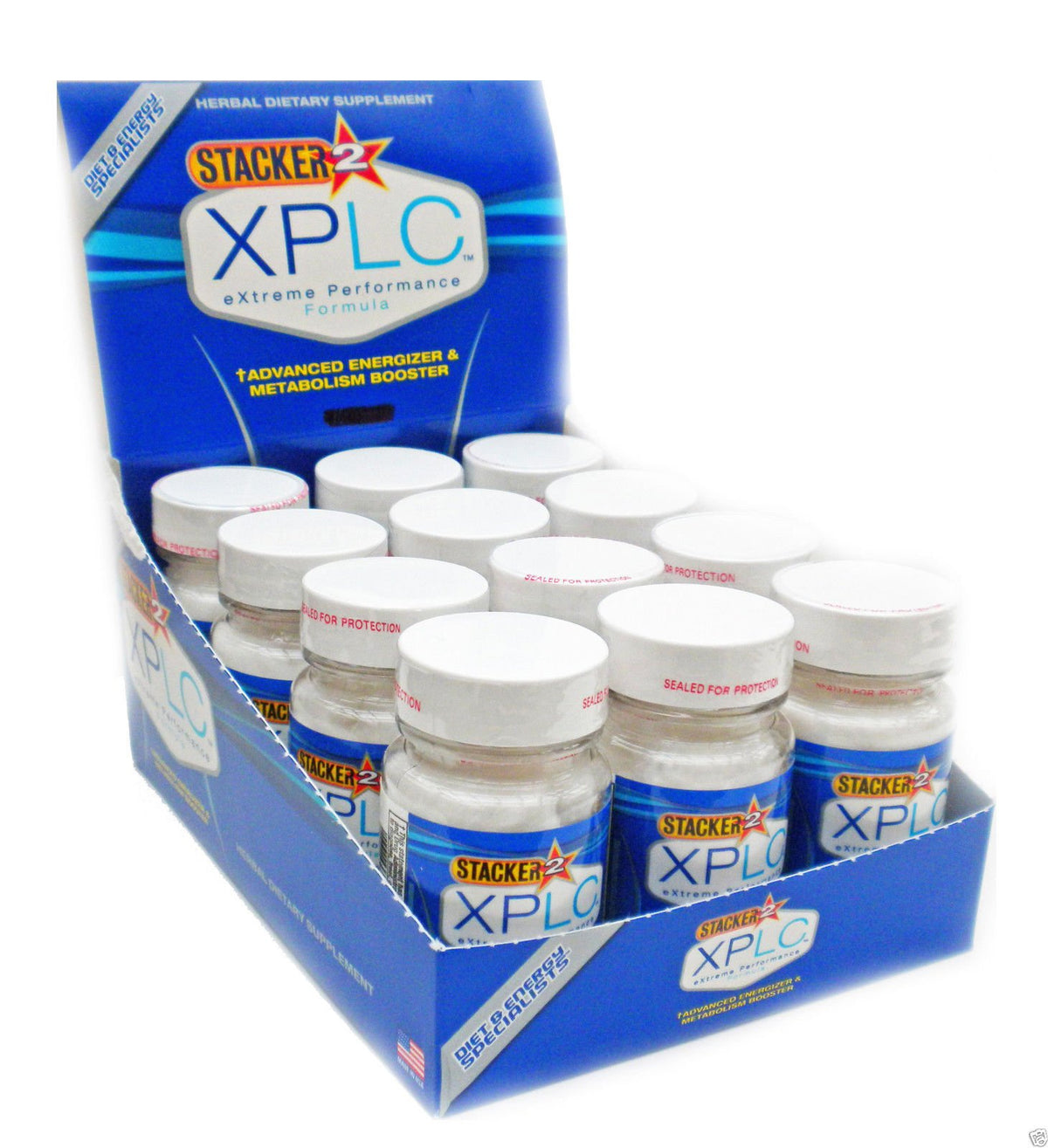 Stacker 2 XPLC carton de 12 bouteilles, 240 capsules, énergie potentielle.