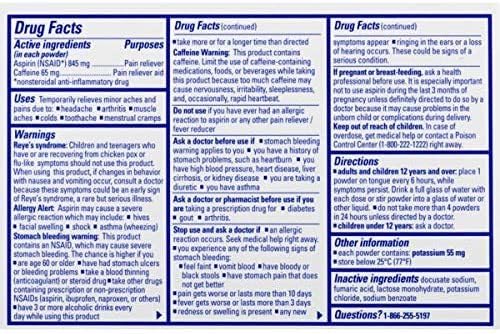 Stanback-boite-et-sachets: présentation compacte pour un usage quotidien.