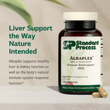 Albaplex de Standard Process: vitamines A, B6 et C, soutien nutritionnel potentiel.