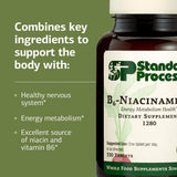 Standard Process B6 Niacinamide – comprimés: apport en vitamine B et soutien énergétique potentiel
