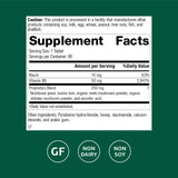 Standard Process B6-Niacinamide comprimés prêts à être pris quotidiennement.