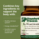 Standard Process B6-Niacinamide emballage du produit.