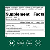 Standard Process Betaine HCl tablettes: dosage pratique pour soutenir la digestion des protéines.
